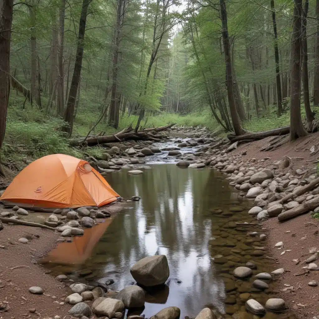 Camp Along Wilson Creek